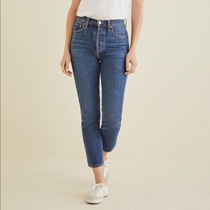 Agolde Riley Jeans in Prosper from Amour Vert